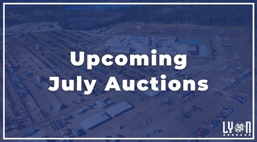 Upcoming July Auctions